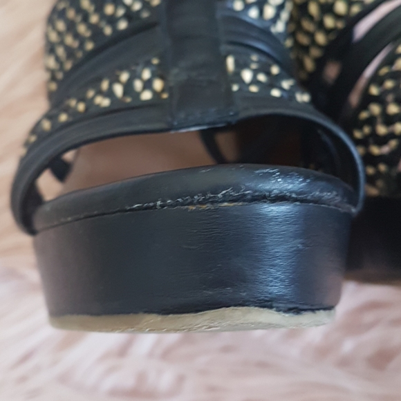 Aldo woven & wooden wedges - Picture 9 of 10